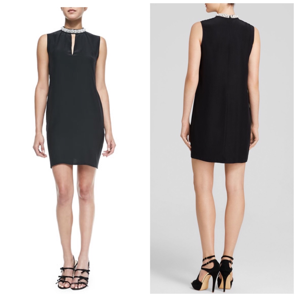 Amanda Uprichard | Silk Ophelia Jewel Neck Dress